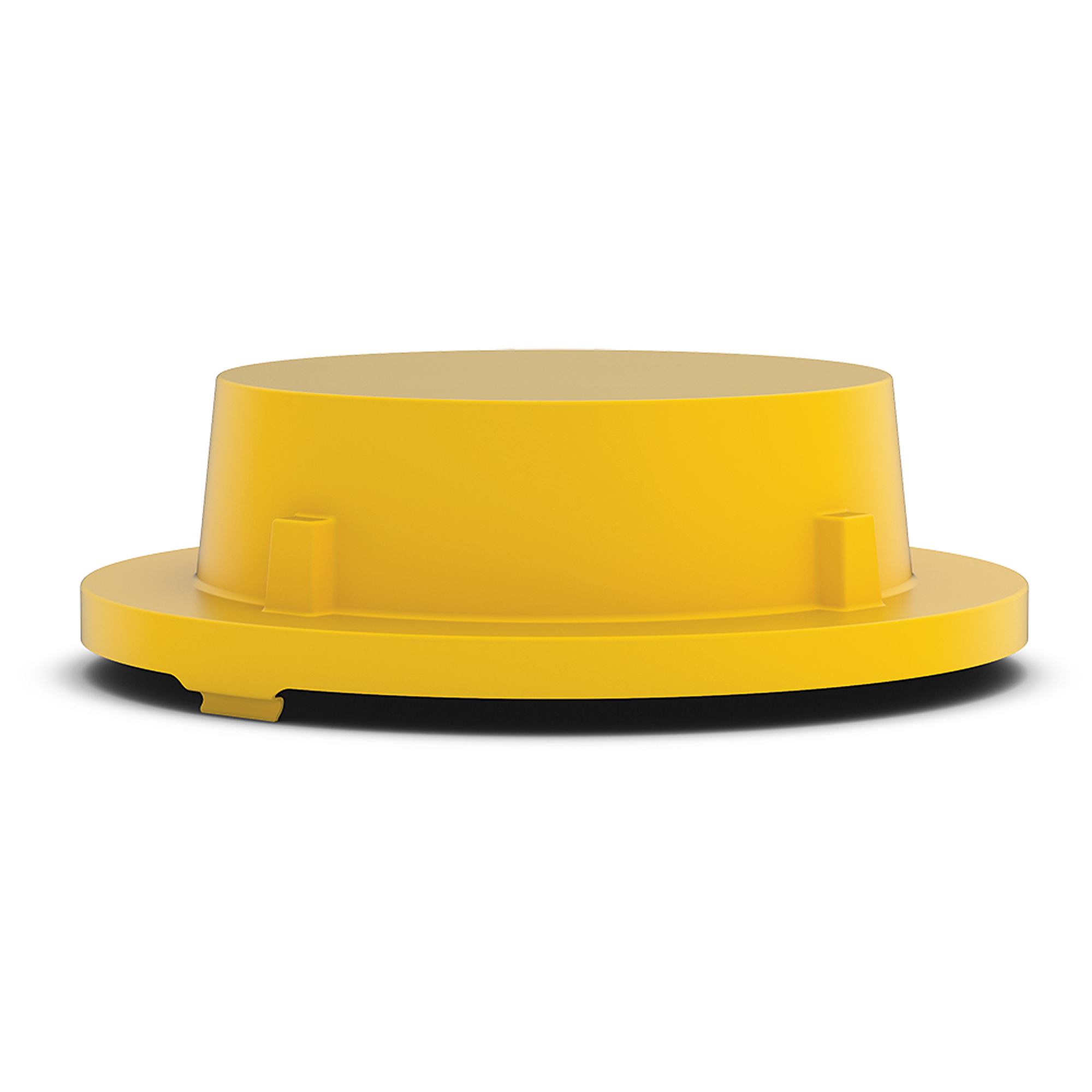 Vestil Drum Containment Cover - 37in. x 37in. x 11.625in., Low Density Polyethylene, Yellow, Model# SCC-65-CVR-YL